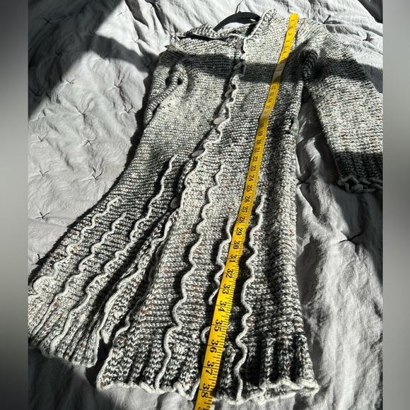 Bcbg maxazria alpaca mohair blend knit hooded cardigan sweater. Size S - Picture 13 of 13